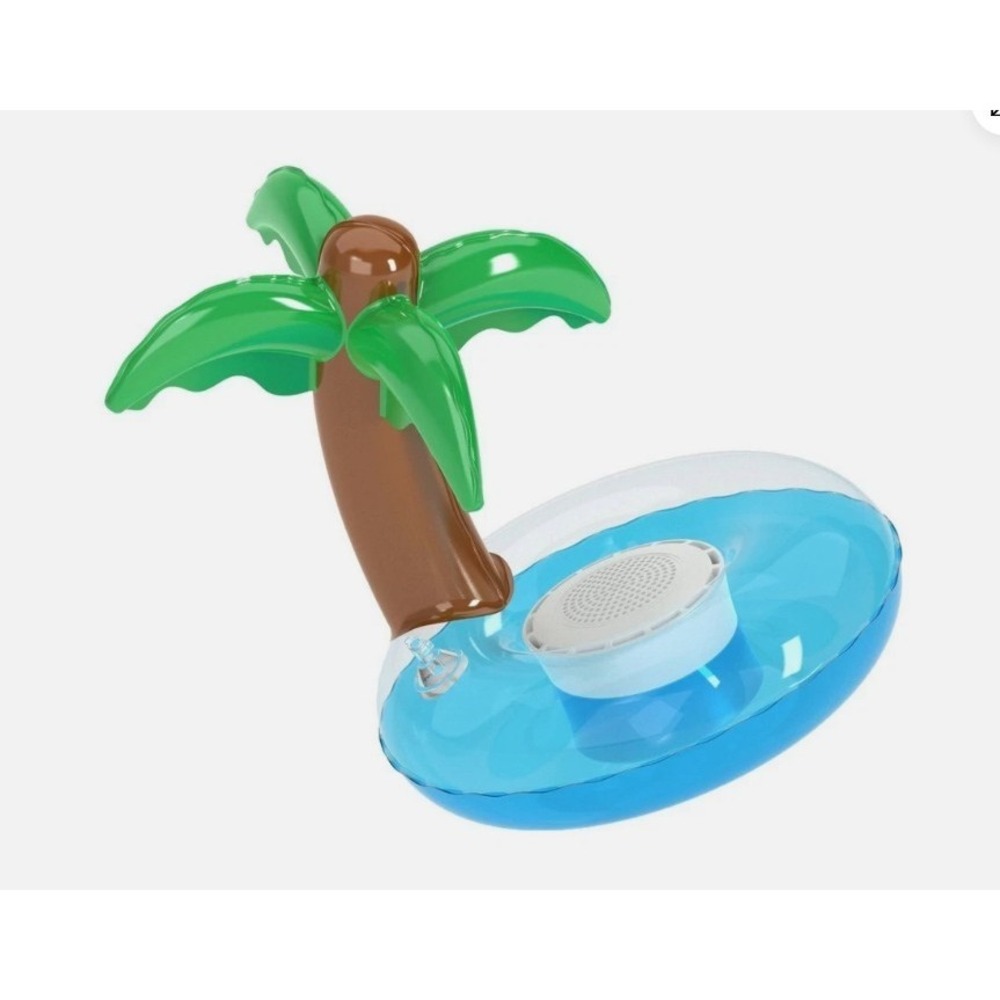 Inflatable Palm Tree Waterproof Floating Bluetooth Speaker